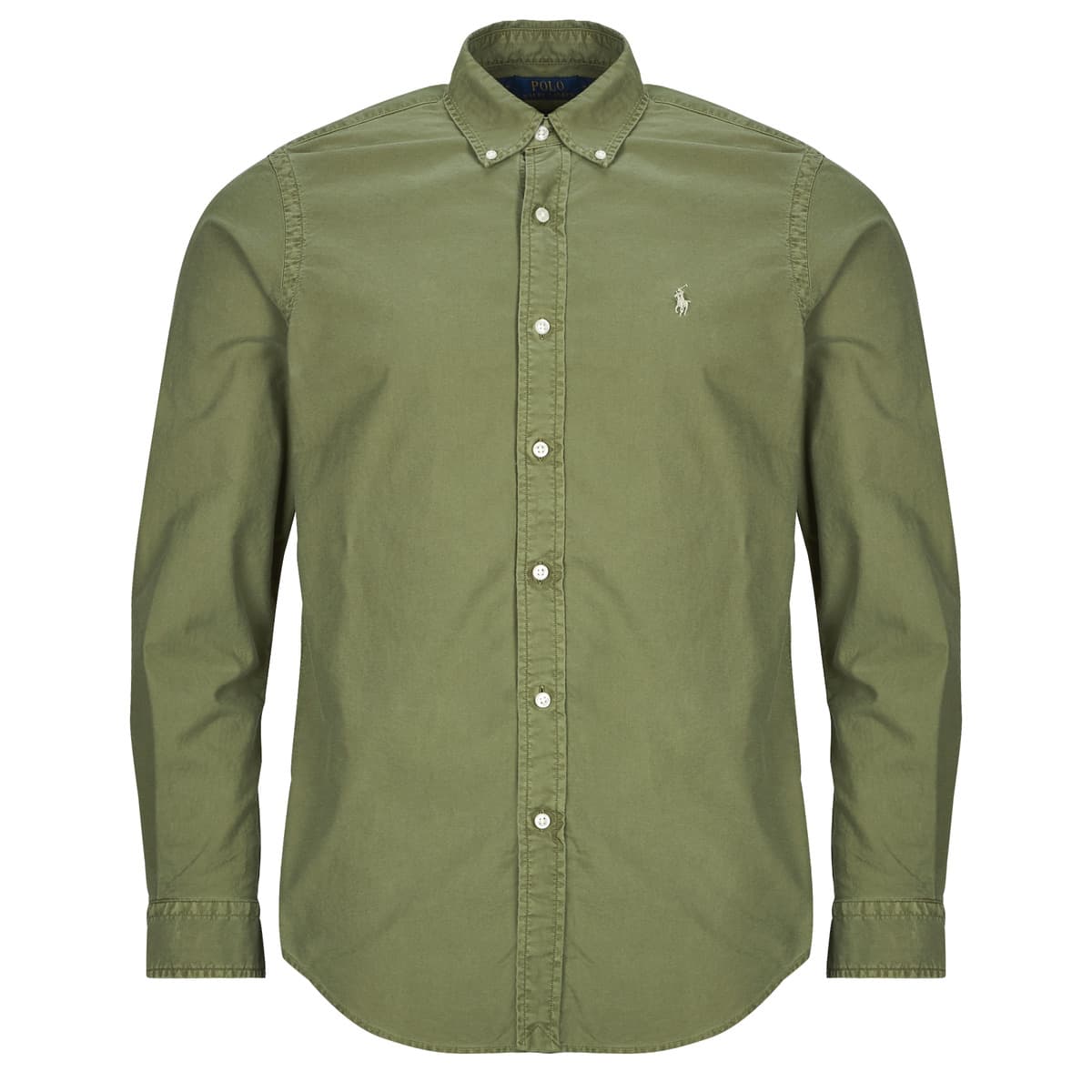 Πουκάμισο με μακριά μανίκια Polo Ralph Lauren CHEMISE DROITE CUSTOM EN OXFORD LEGER