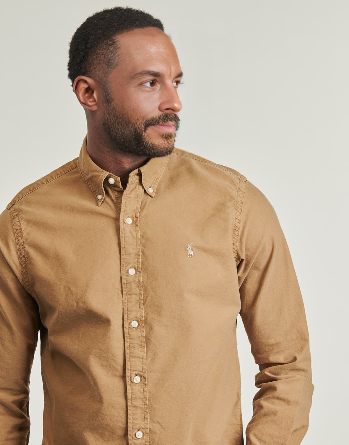 Men's Shirts Polo Ralph Lauren Brown