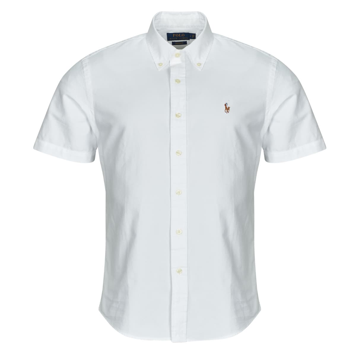 Πουκάμισο με κοντά μανίκια Polo Ralph Lauren CHEMISE COUPE DROITE EN OXFORD UNIE