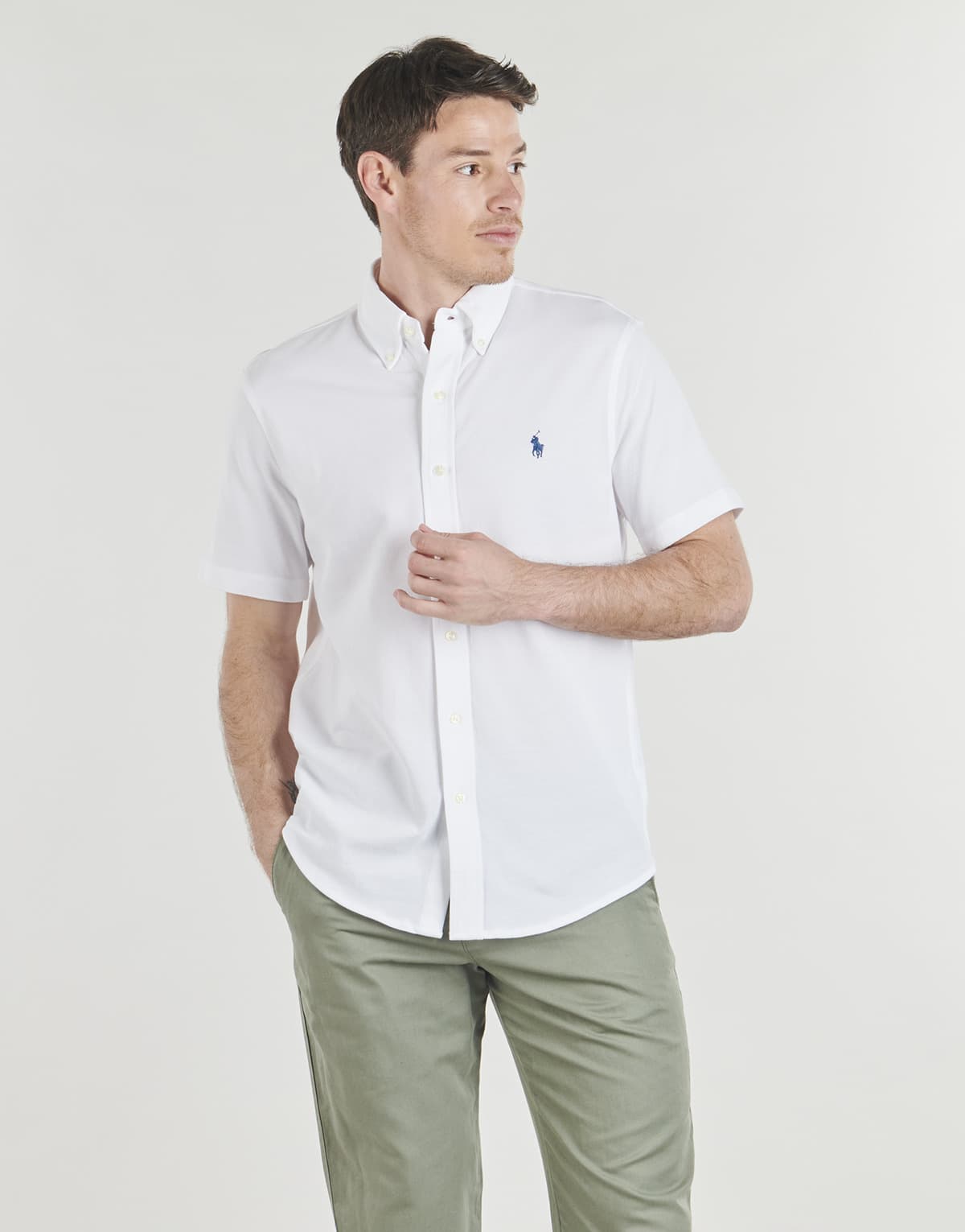 Men's Shirts Polo Ralph Lauren White