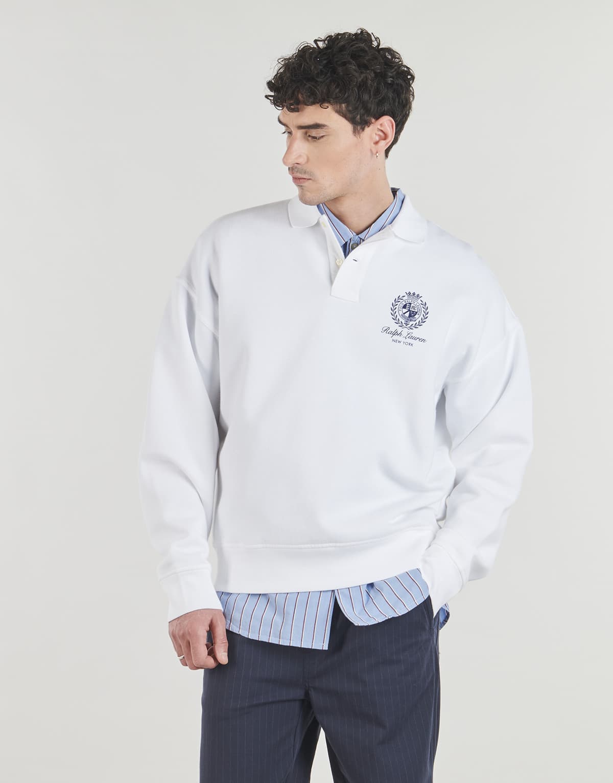 Men's Sports T-Shirts Polo Ralph Lauren White