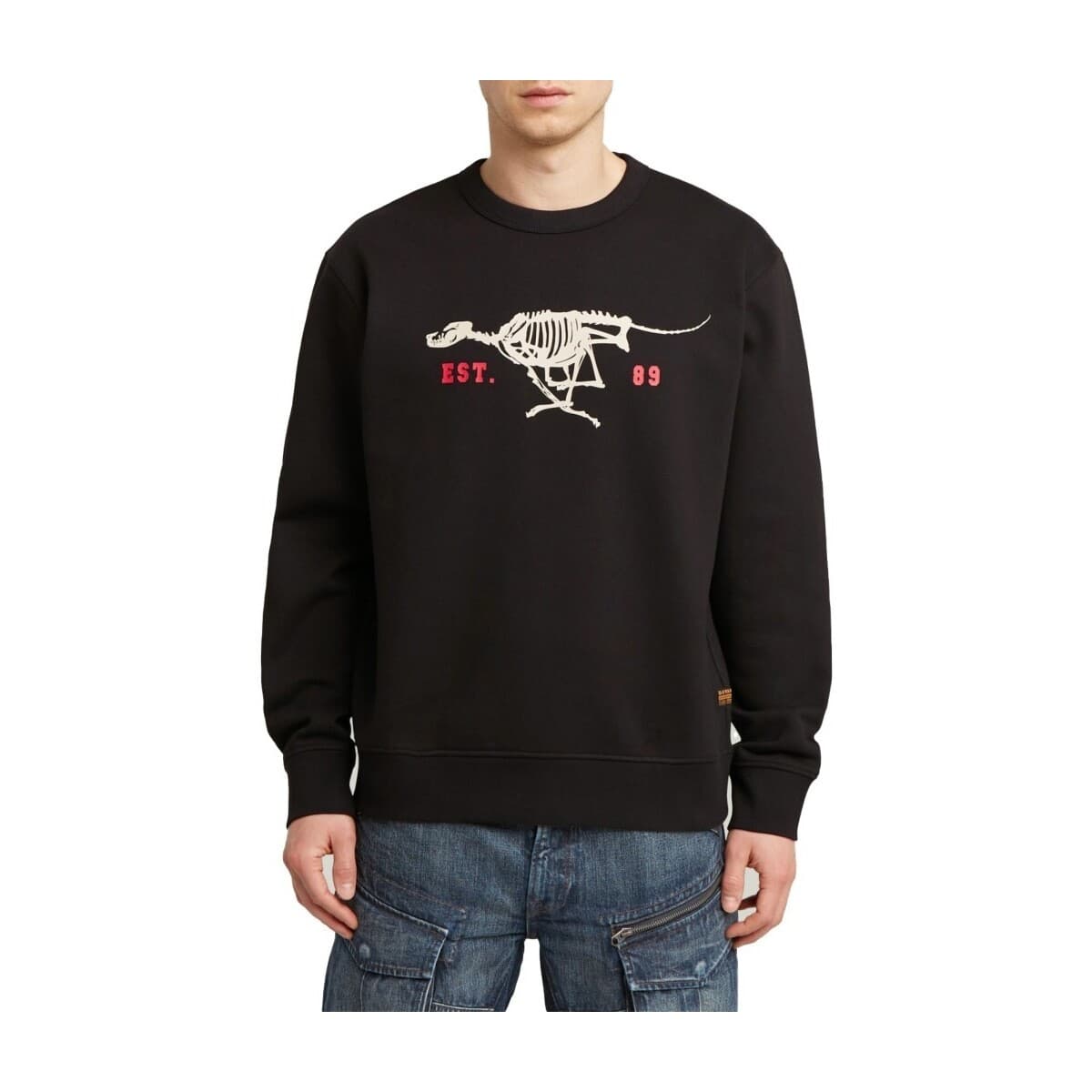 Men's Sports T-Shirts G-Star Raw Black