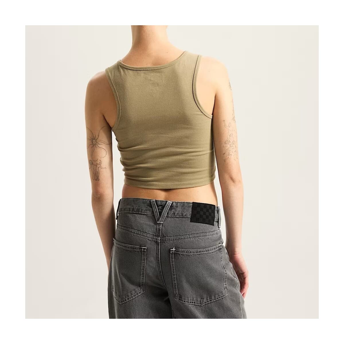 Women's Sleeveless Tops Vans Green