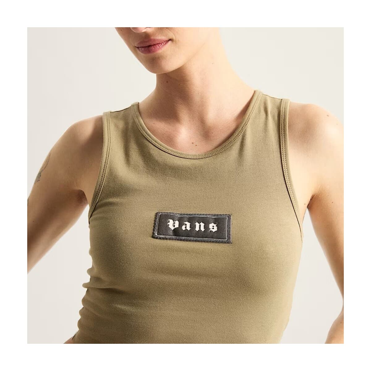 Women's Sleeveless Tops Vans Green