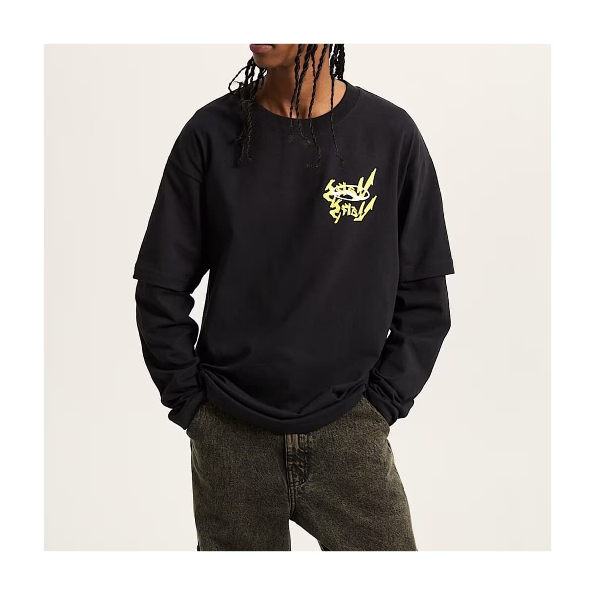 Πουλόβερ Vans Jerséis Mujer Modèle For Nothing Twoffer Ls