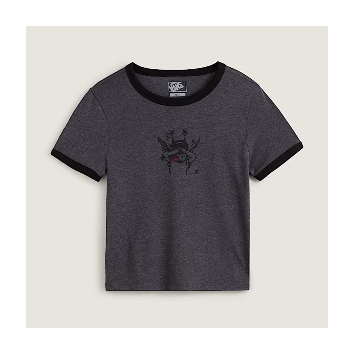 Women's T-Shirts Vans Gray