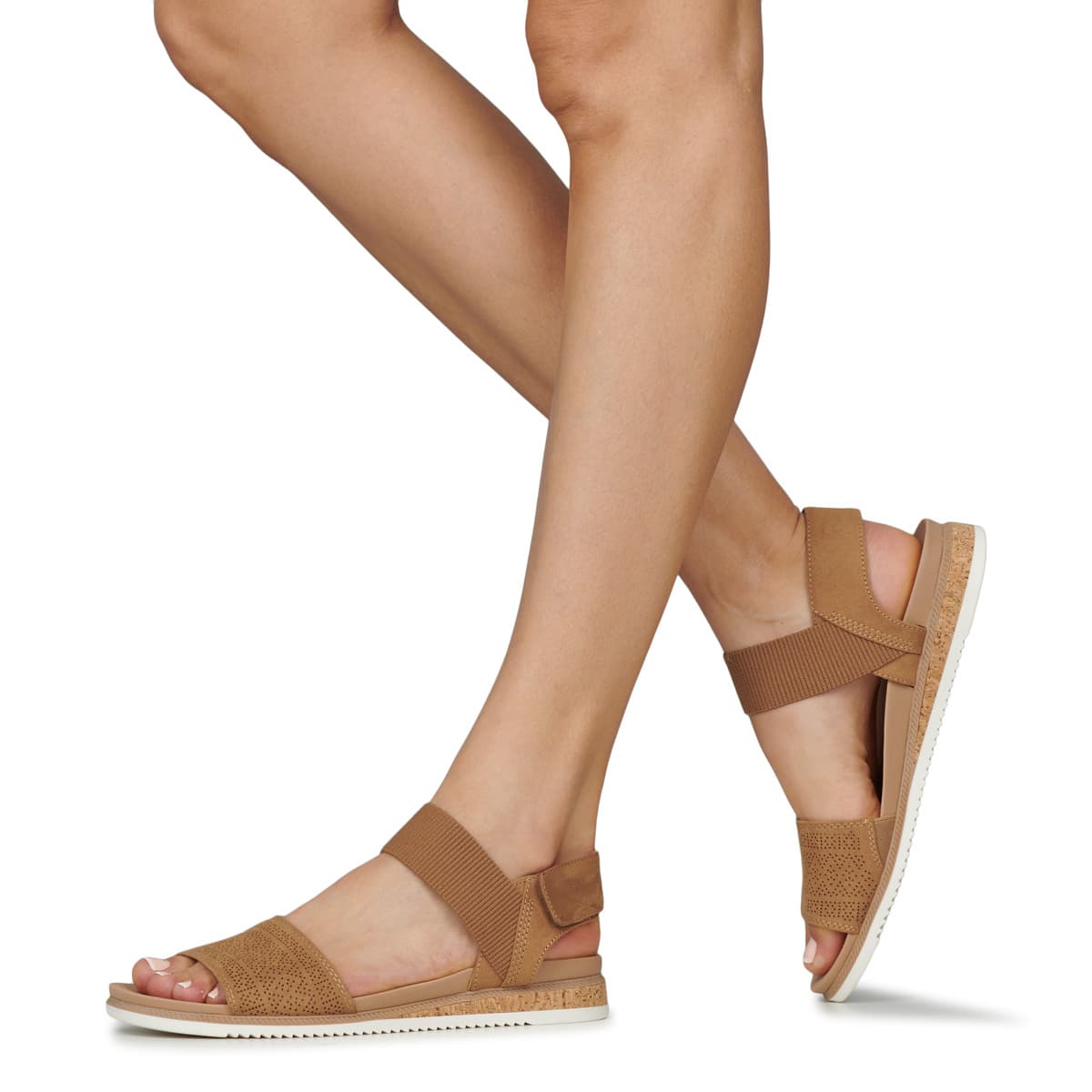 Women's Sandals Skechers Brown