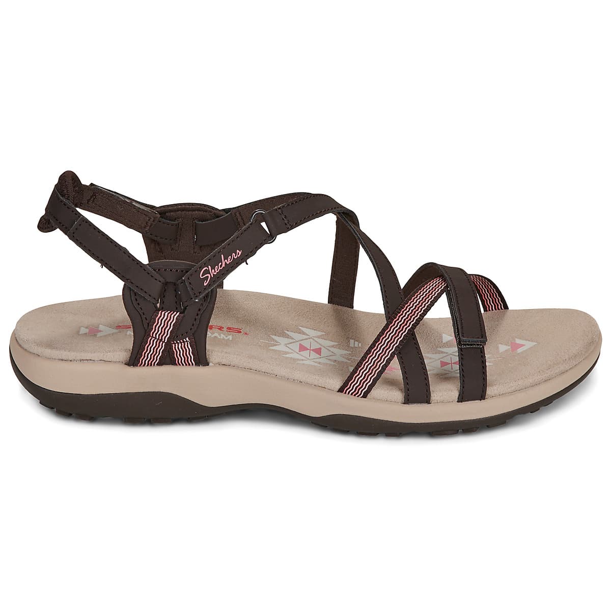Women's Sandals Skechers Brown