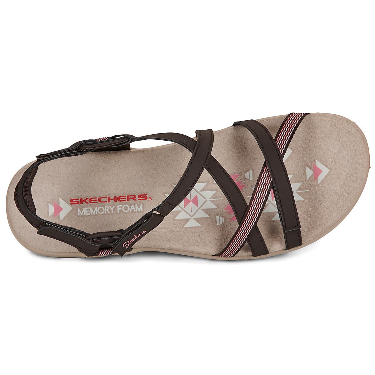 Women's Sandals Skechers Brown