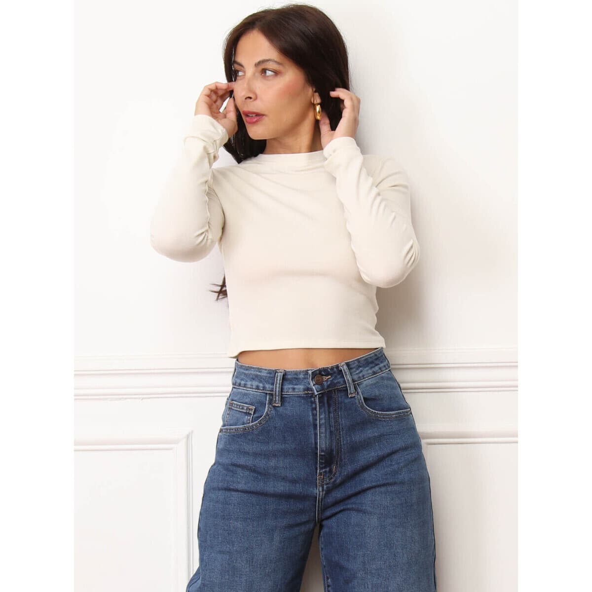 Women's T-Shirts La Modeuse Beige