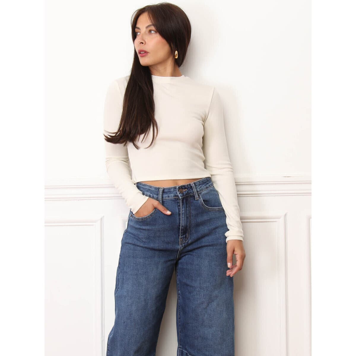 Women's T-Shirts La Modeuse Beige