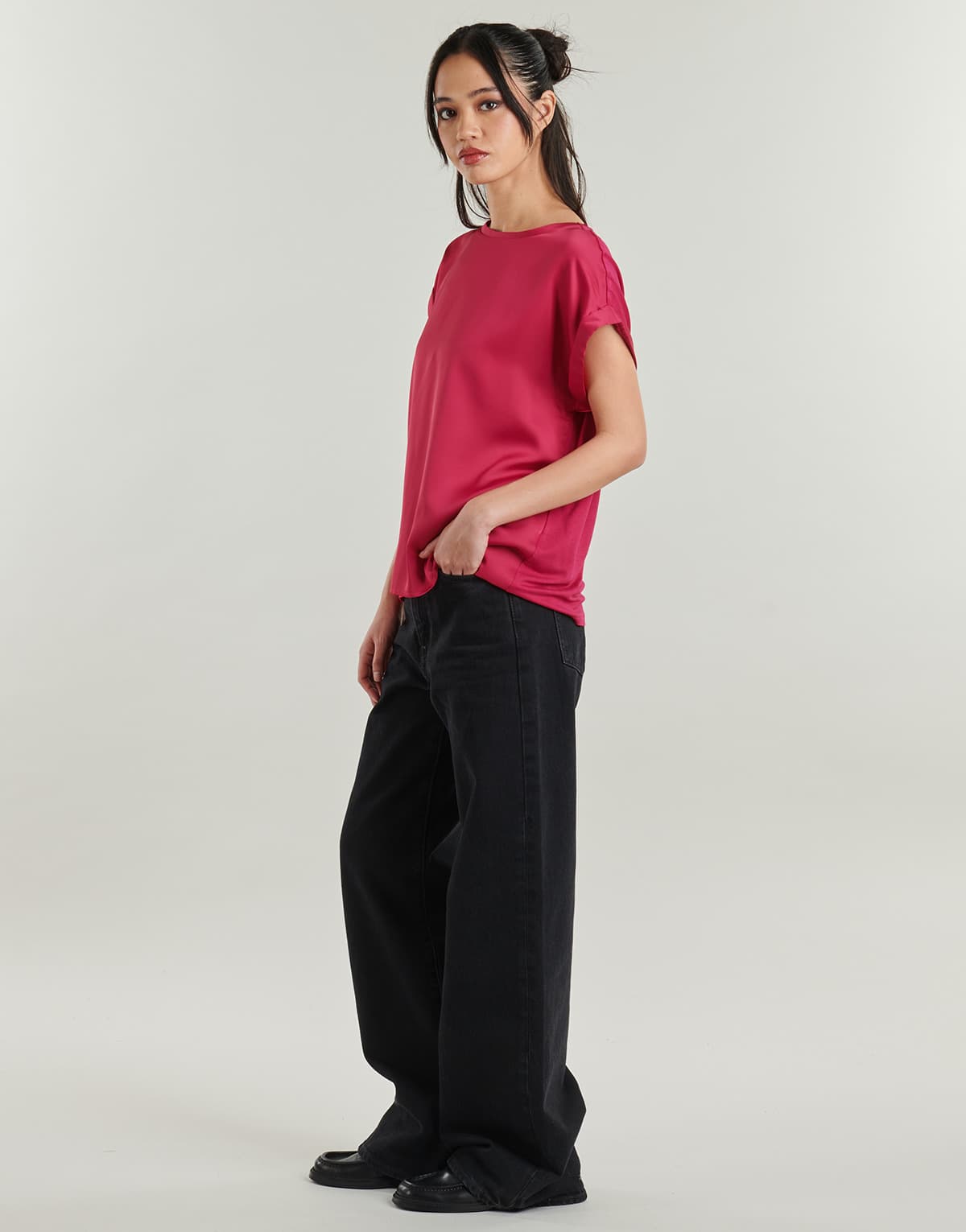 Women's T-Shirts Vila Pink