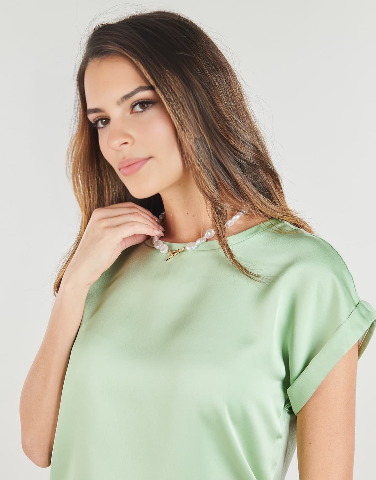 Women's T-Shirts Vila Green