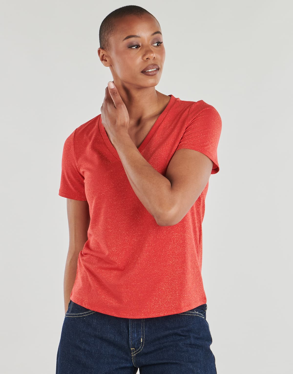 Women's T-Shirts Vila Pink