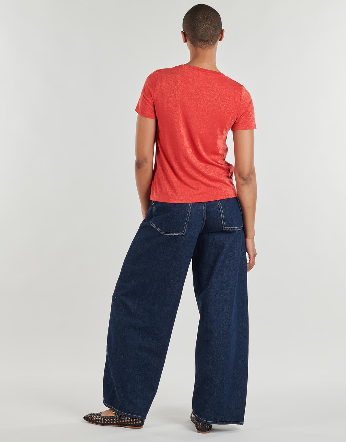 Women's T-Shirts Vila Pink