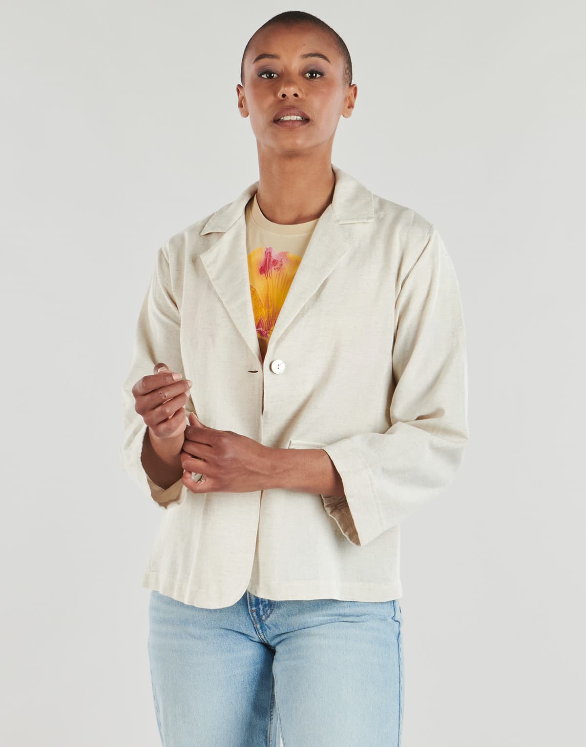 Women's Blazers Vila Beige