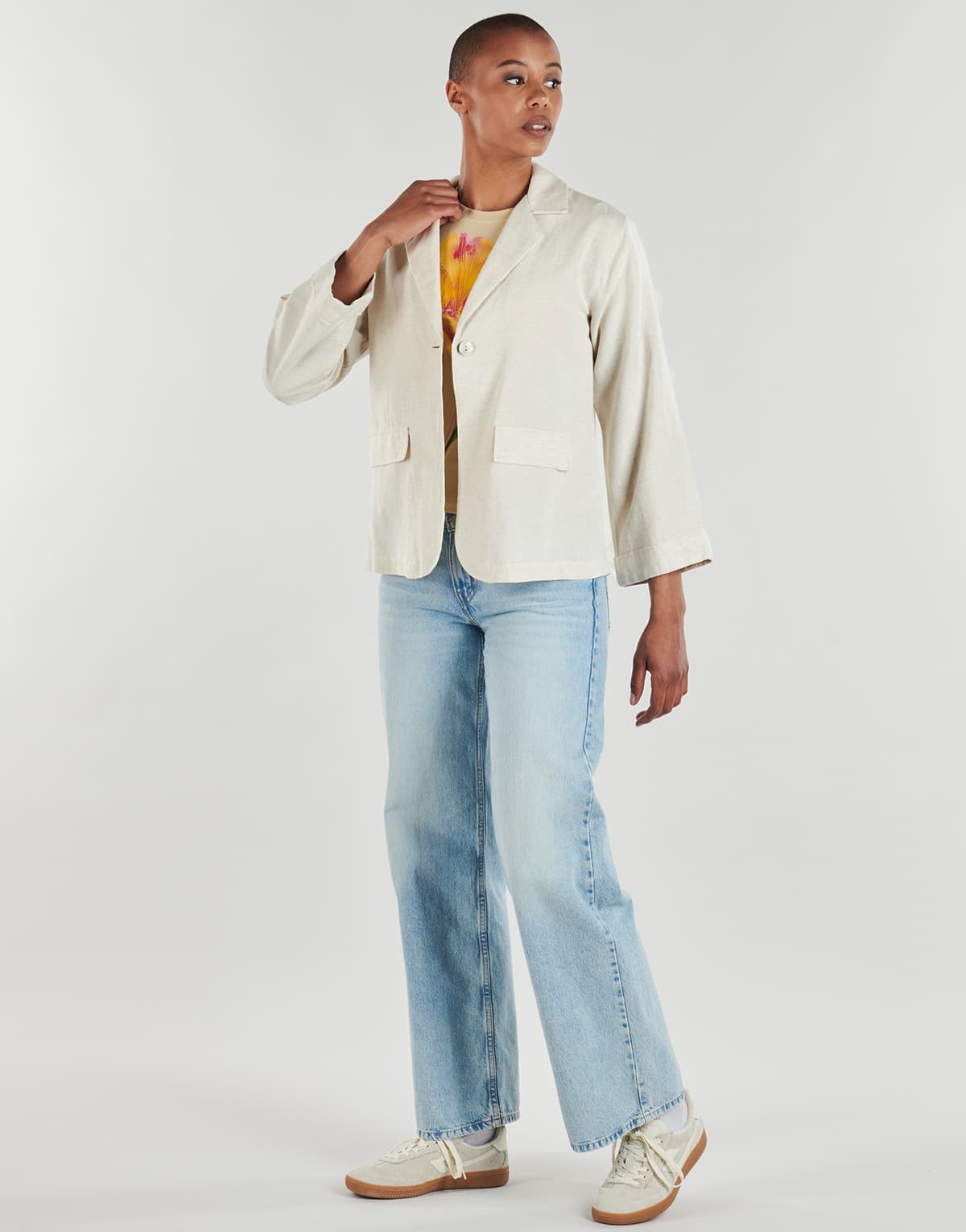 Women's Blazers Vila Beige