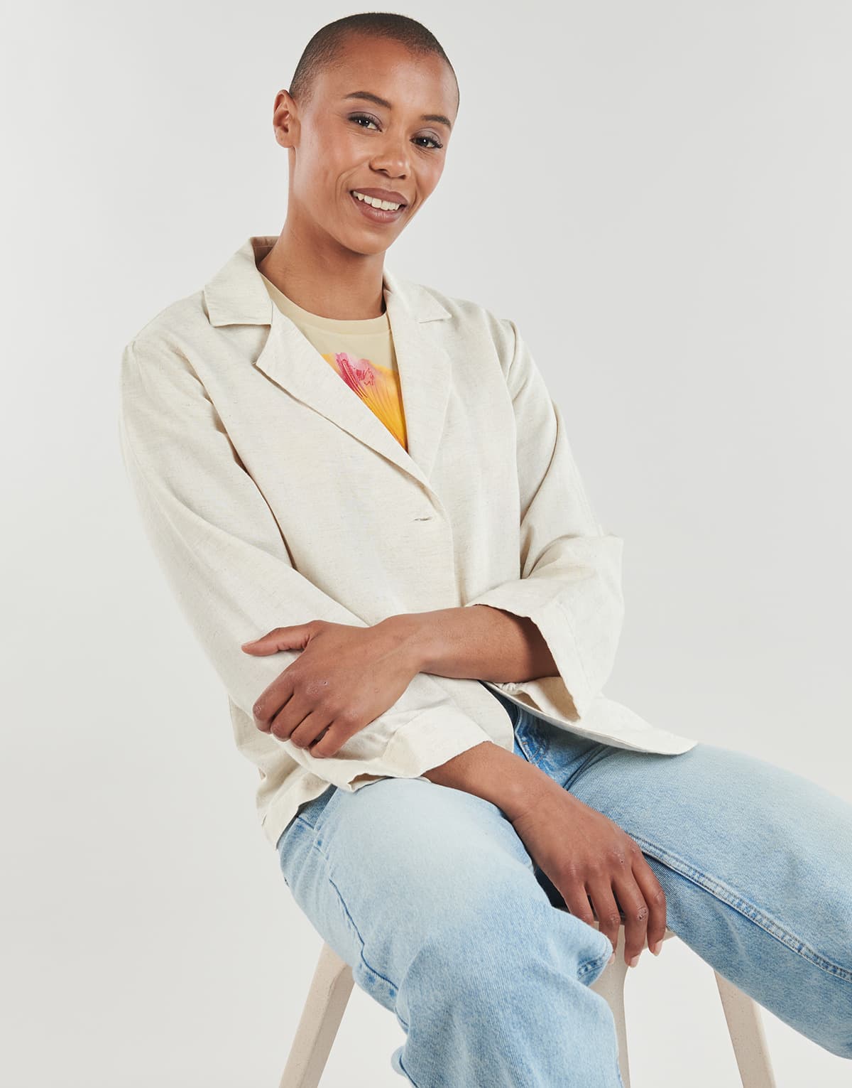 Women's Blazers Vila Beige