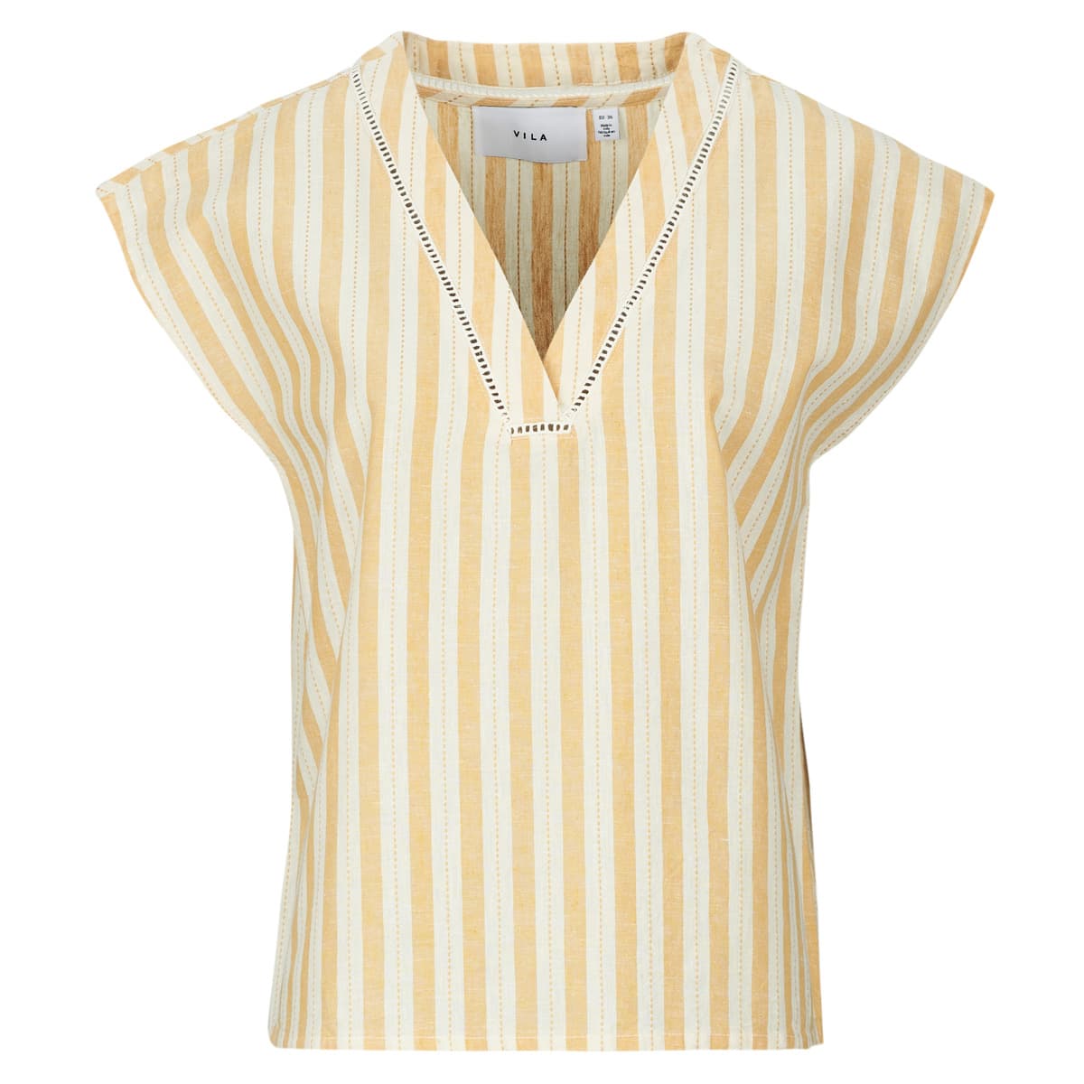 Μπλούζα Vila VISELDIA V-NECK S/S TOP