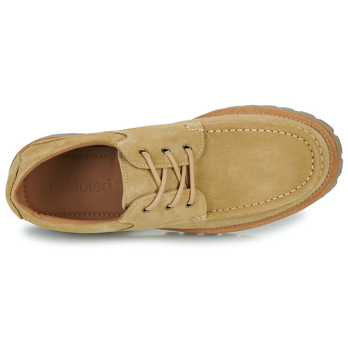 Men's Derby Shoes Selected Beige