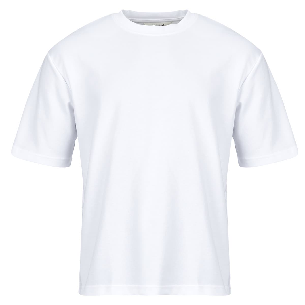 T-shirt με κοντά μανίκια Selected SLHLOOSEOSCAR SS O-NECK TEE