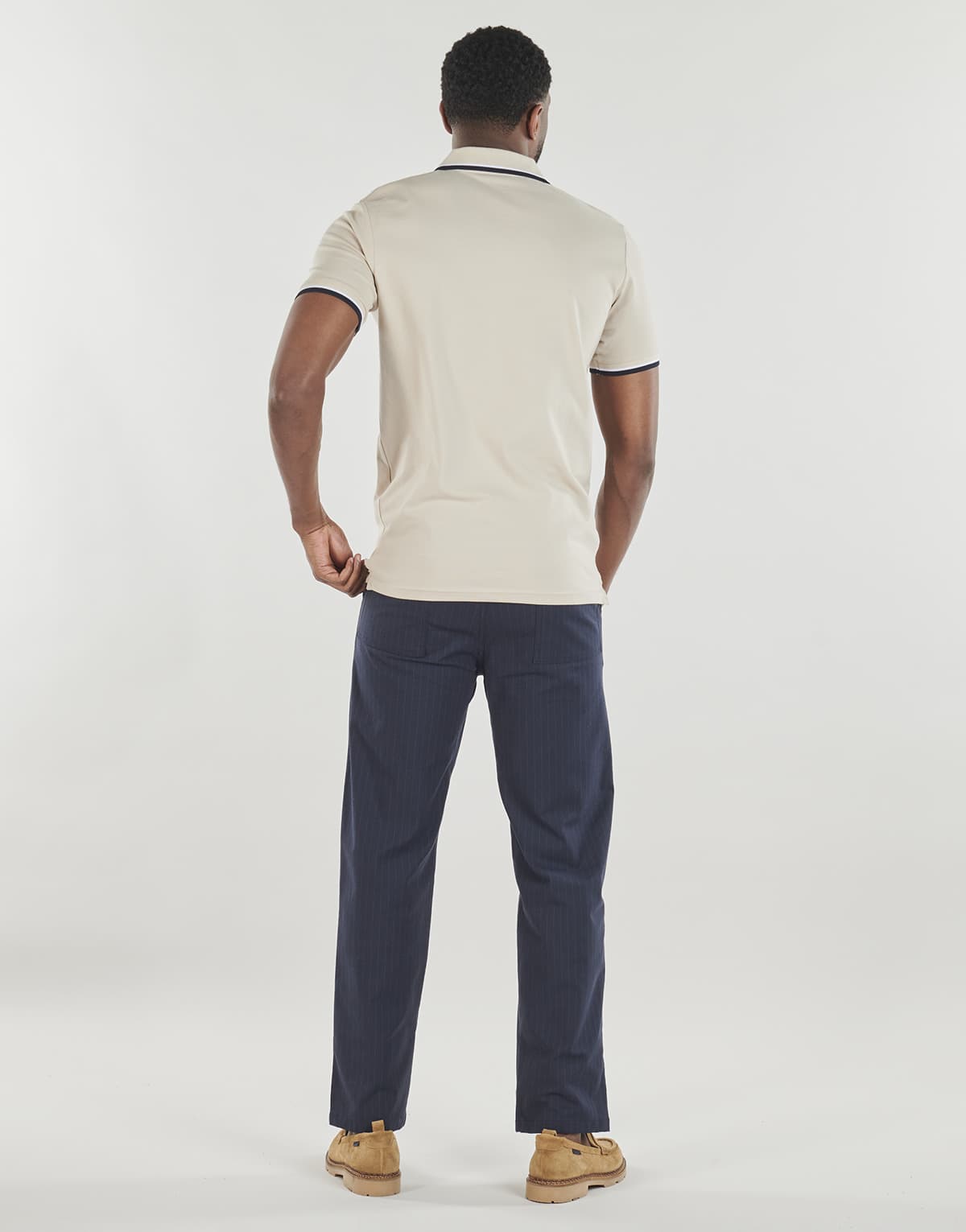 Men's Polo Shirts Selected Beige