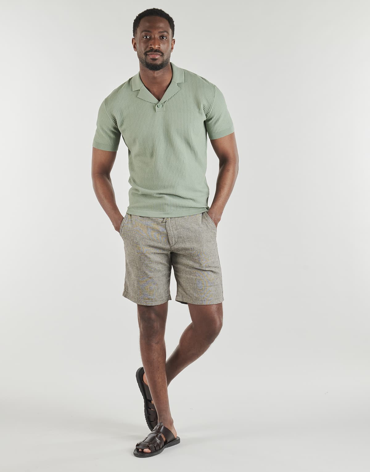 Men's Shorts Selected Brown