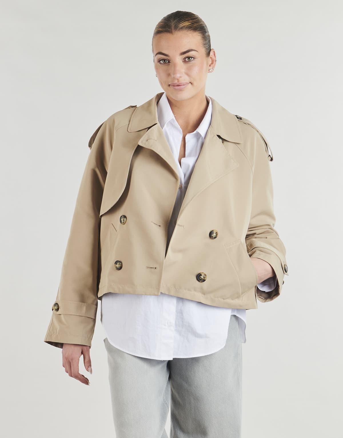 Women's Coats Vero Moda Beige
