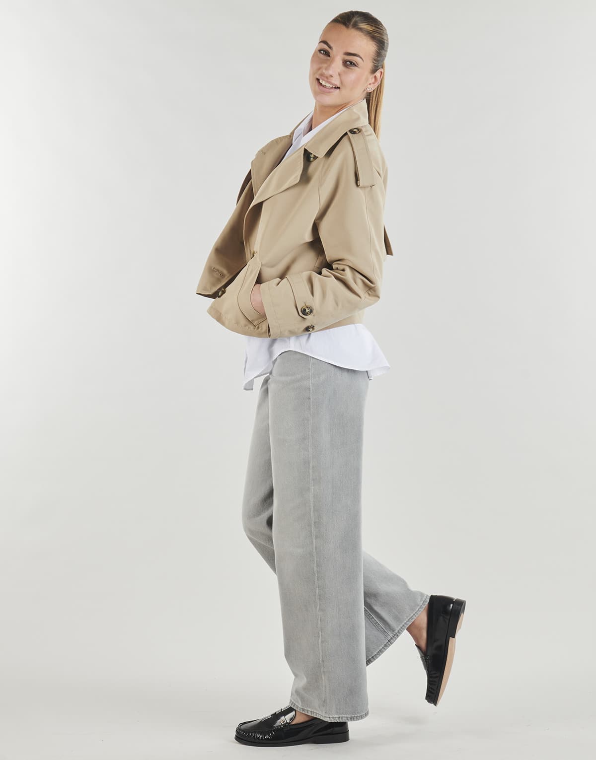 Women's Coats Vero Moda Beige