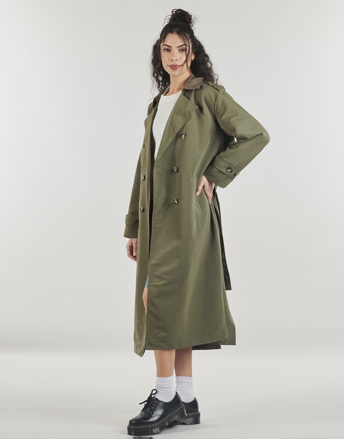 Women's Coats Vero Moda Khaki