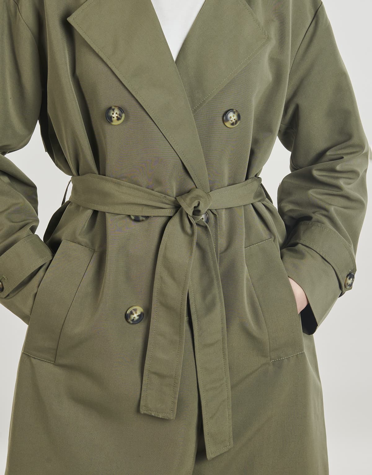 Women's Coats Vero Moda Khaki