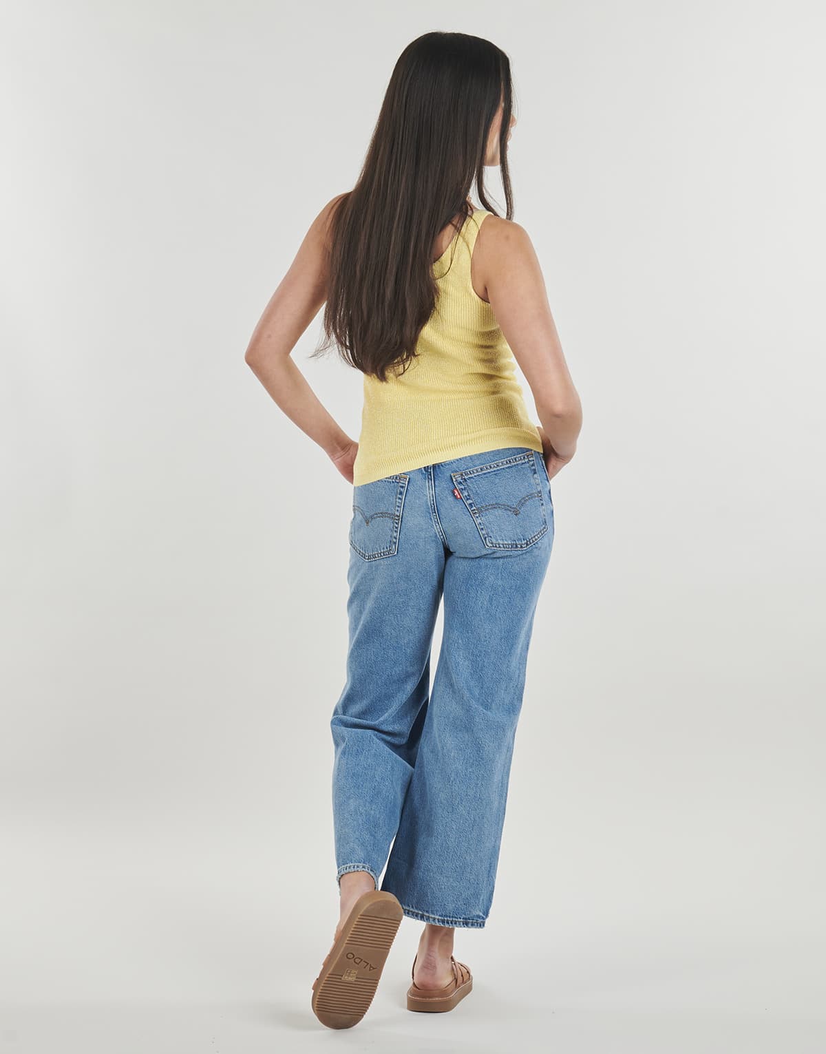 Women's Sleeveless Tops Vero Moda Yellow