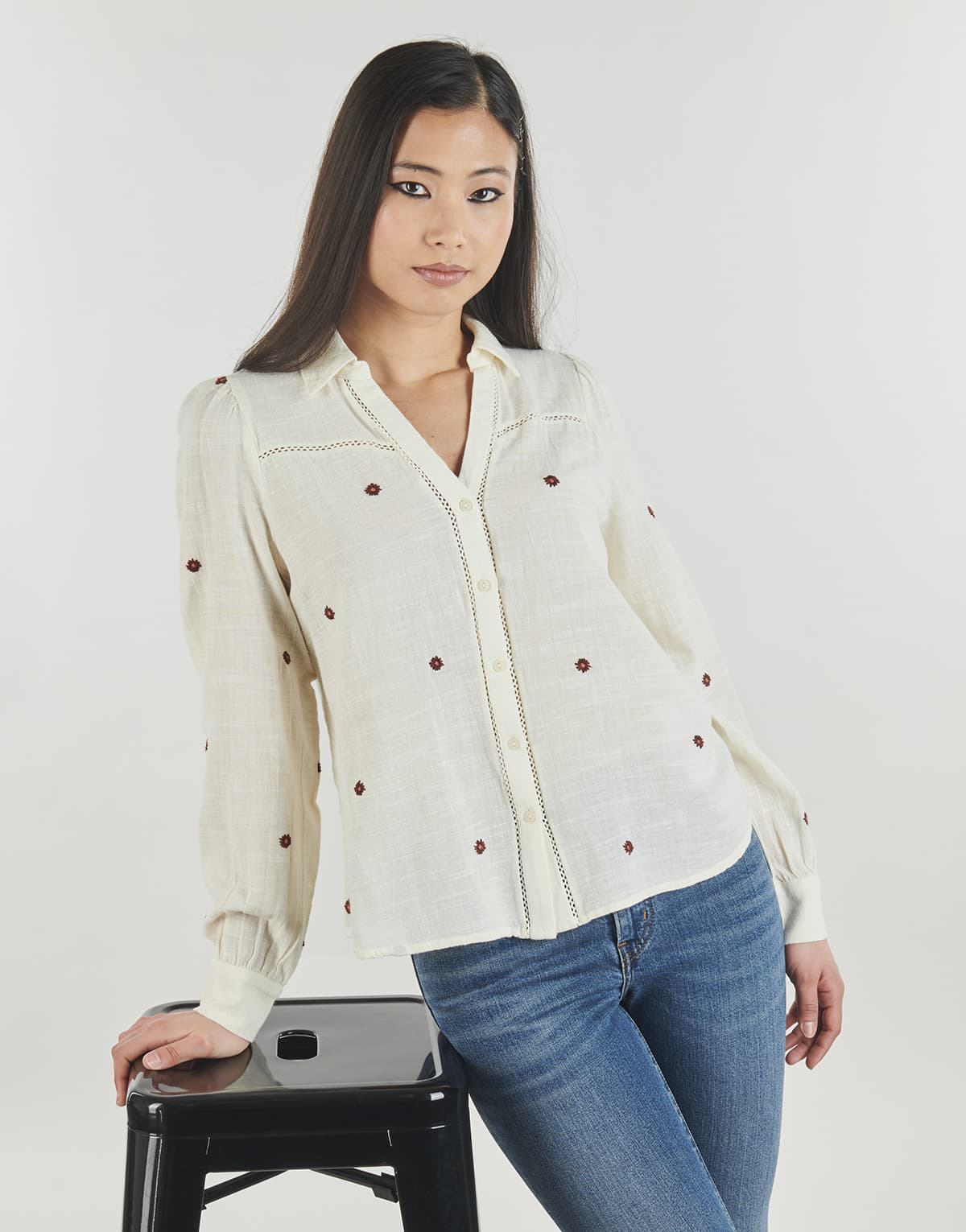 Women's T-Shirts Vero Moda Beige