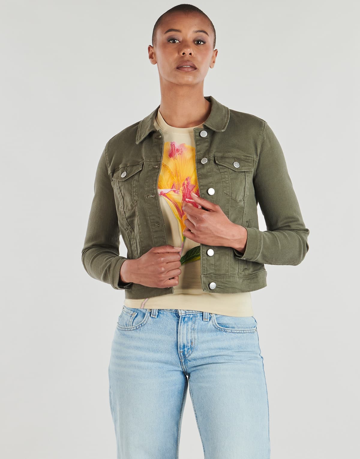 Women's Jackets Vero Moda Khaki