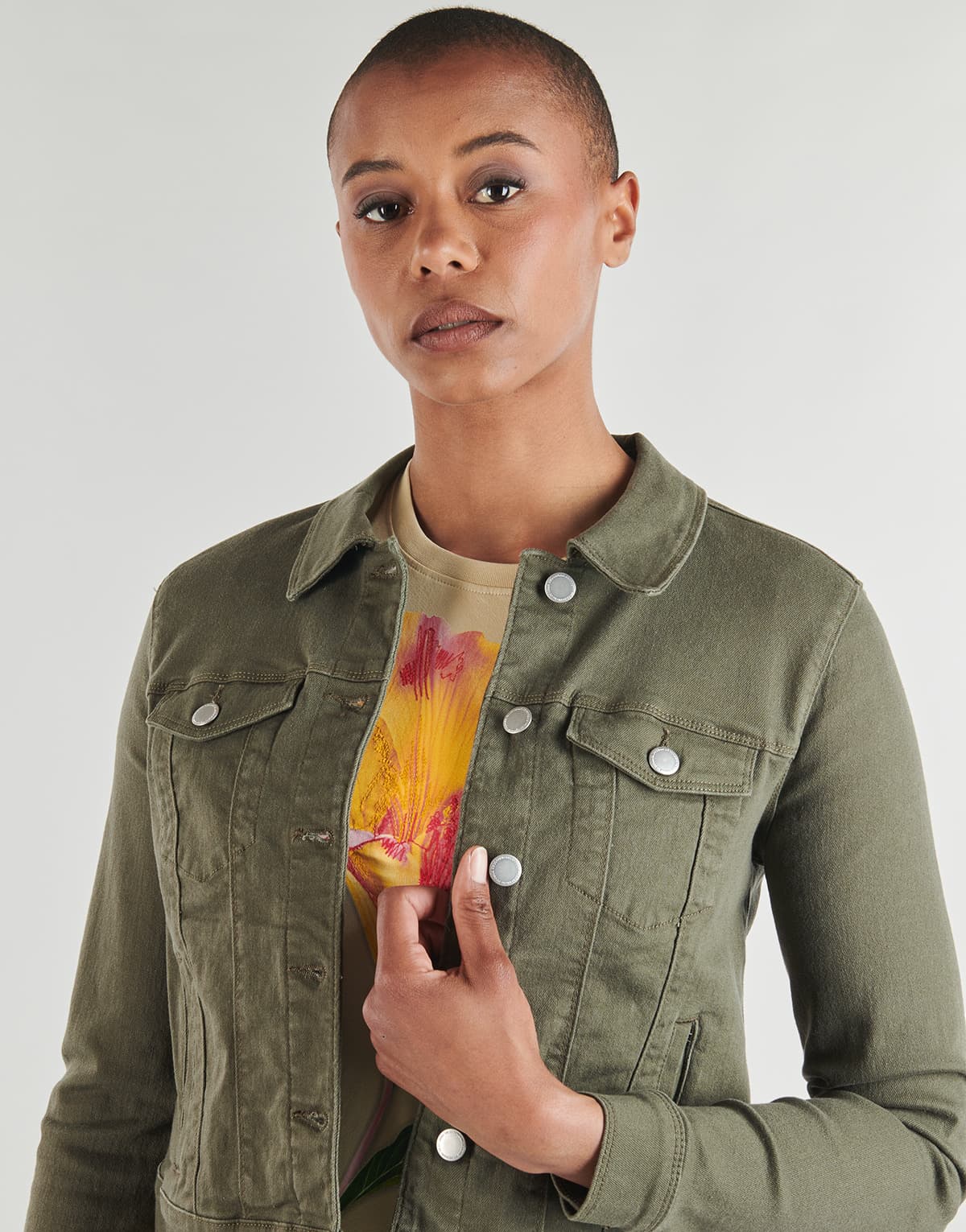 Women's Jackets Vero Moda Khaki