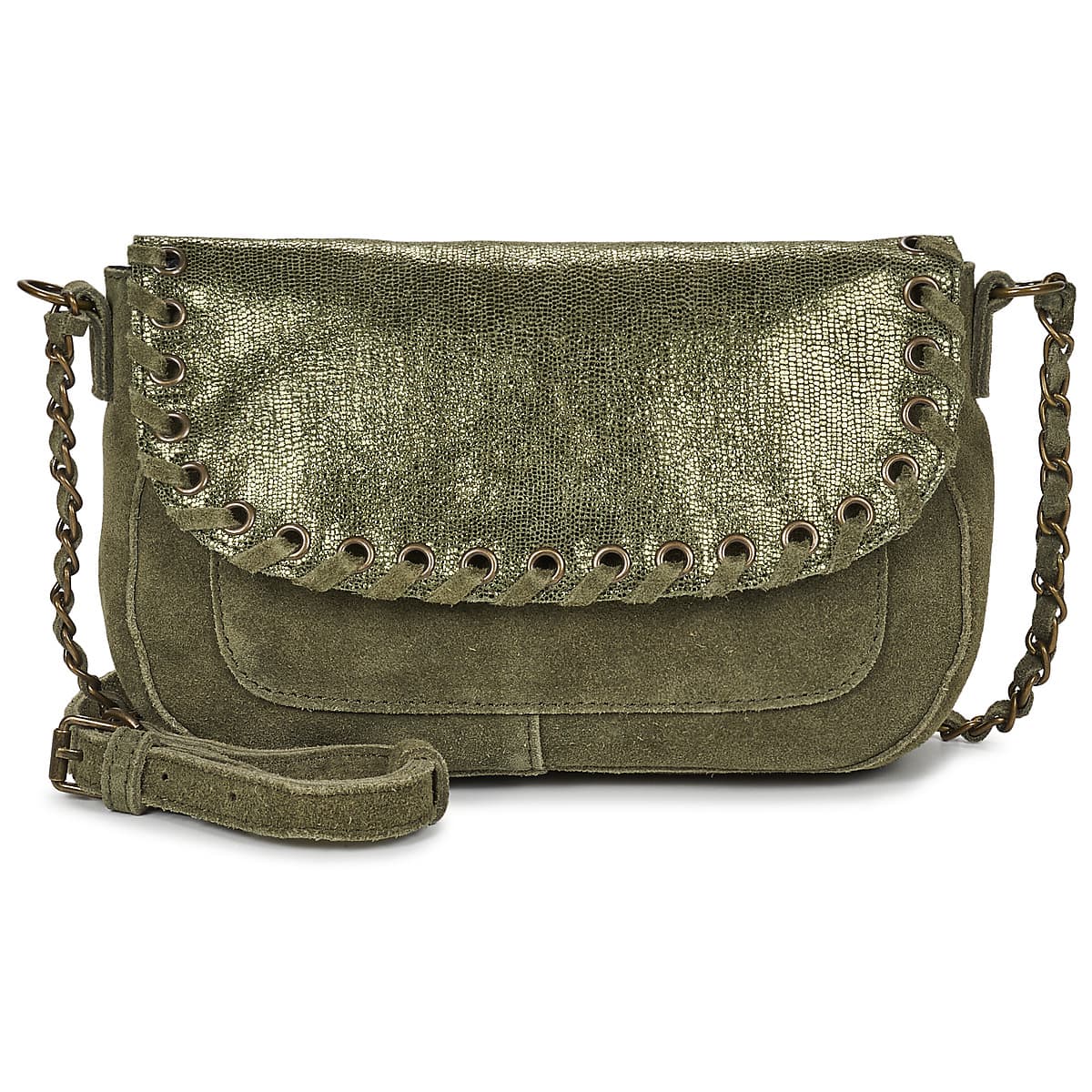 Τσάντες ώμου Pieces PCBINIA SUEDE CROSS BODY