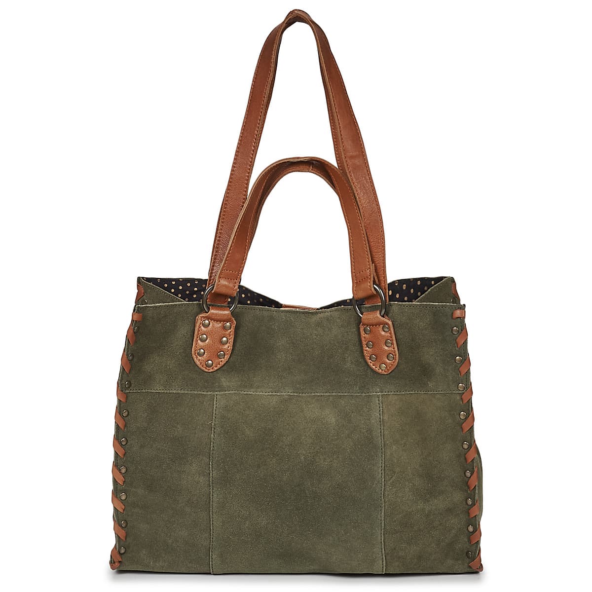 Shopping bag Pieces PCSALLI SUEDE SHOPPER