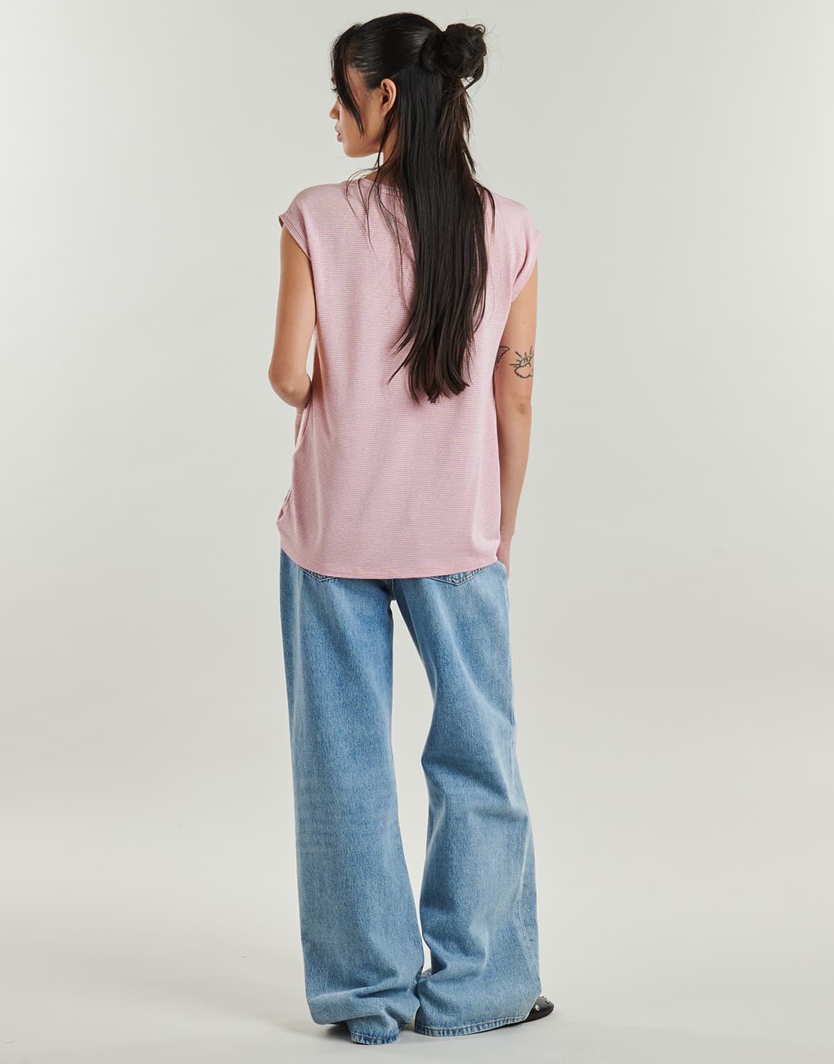 Women's T-Shirts Pieces Purple