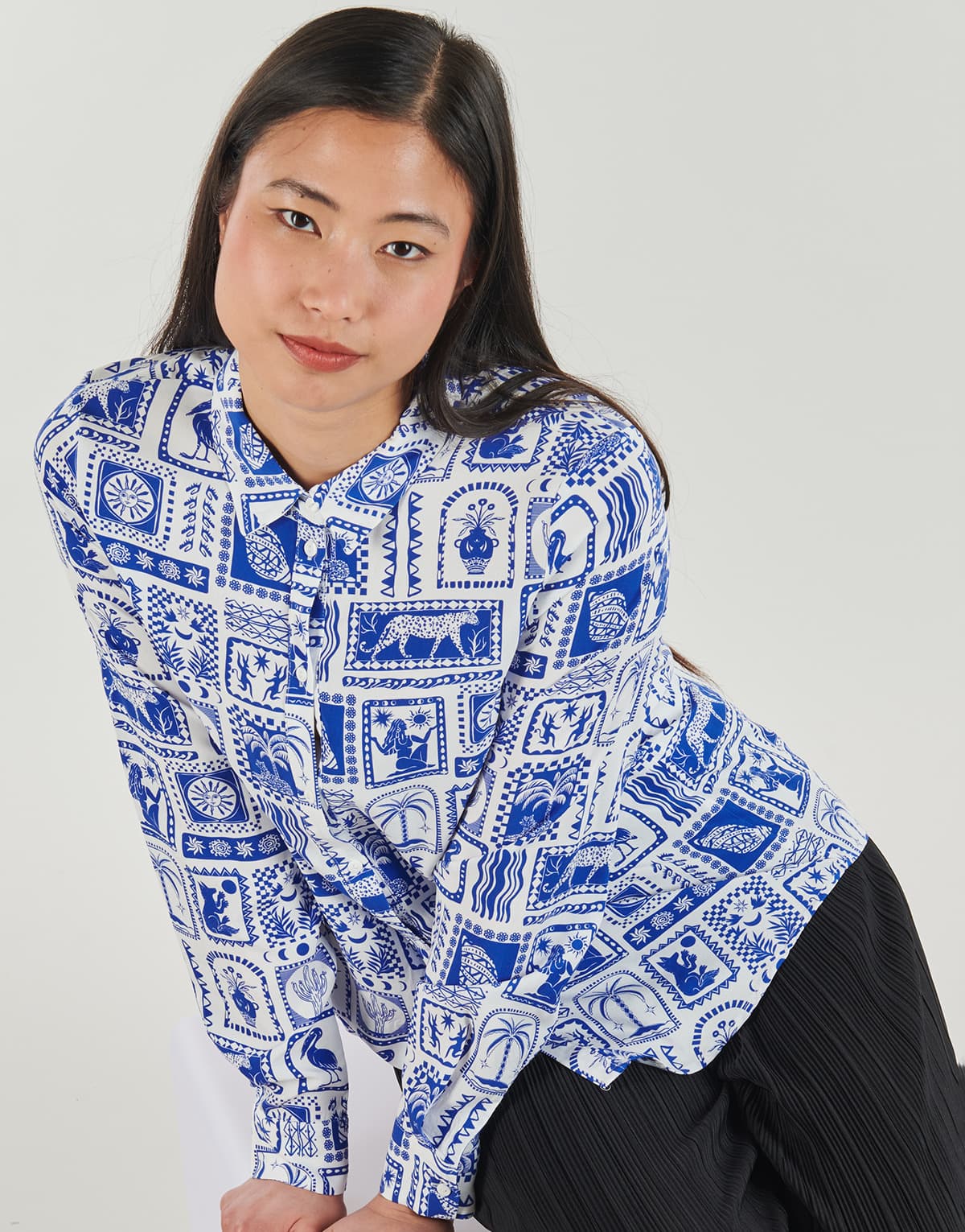 Women's Shirts Pieces Blue