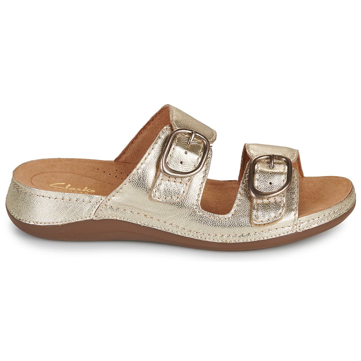 Women's Sandals Clarks Gold