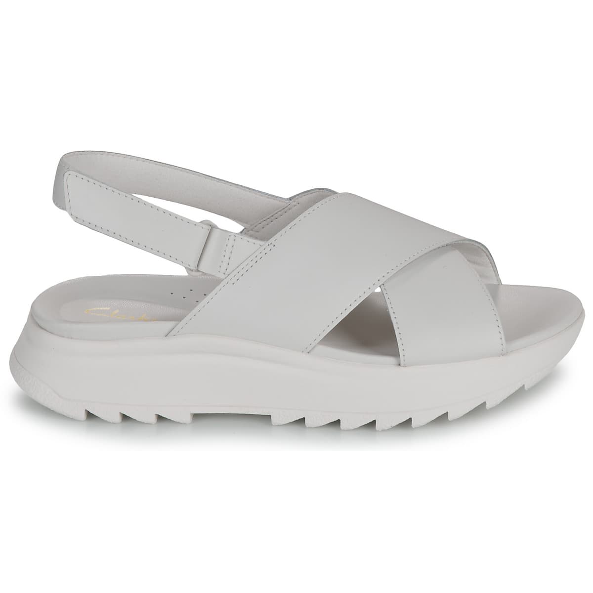 Women's Platforms Clarks White