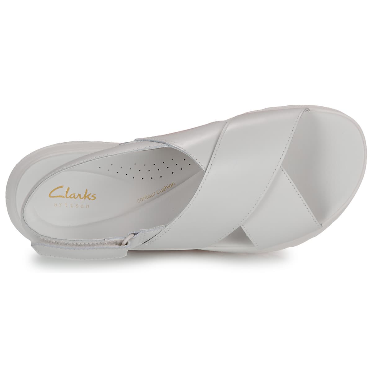 Women's Platforms Clarks White