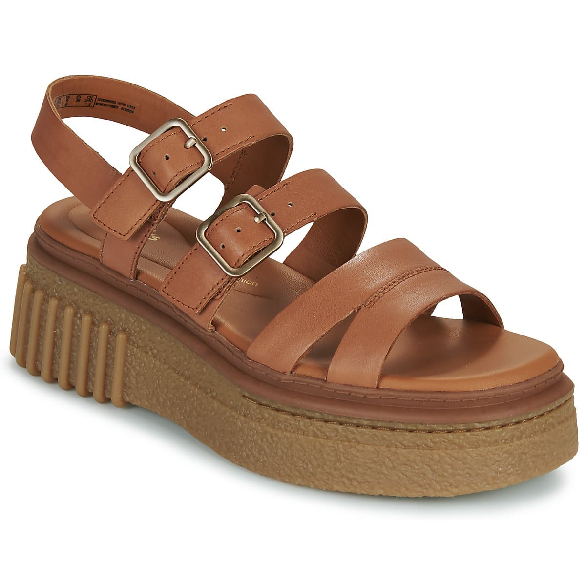 Σανδάλια χωρίς τακούνι Clarks Evamar Strap