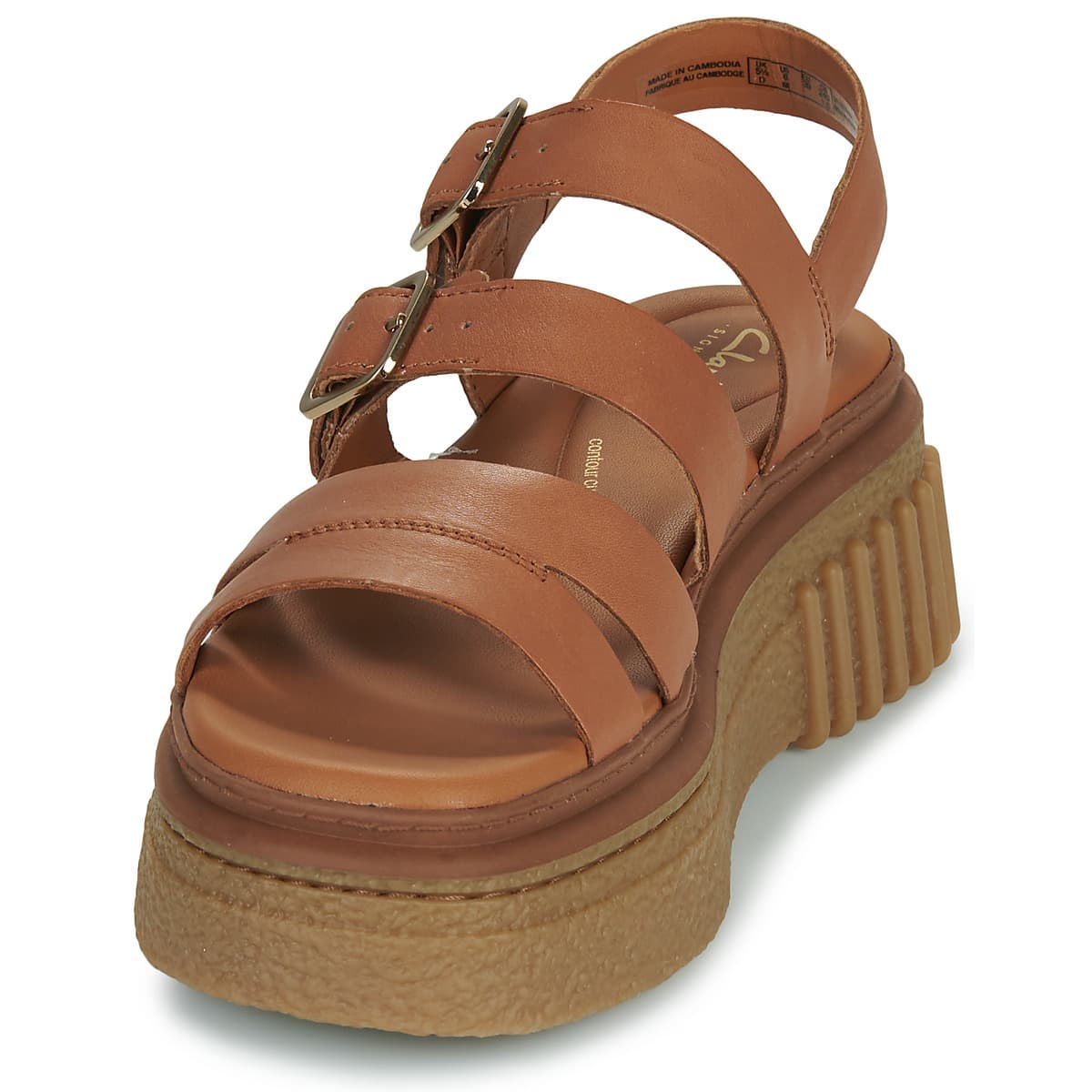 Women's Sandals Clarks Brown