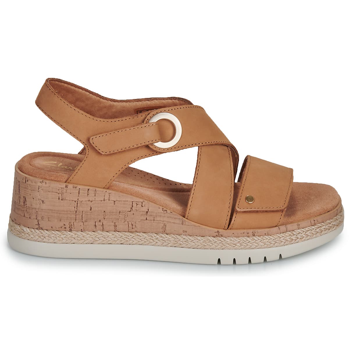 Women's Platforms Clarks Brown