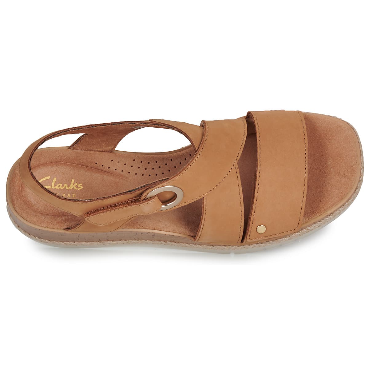 Women's Platforms Clarks Brown