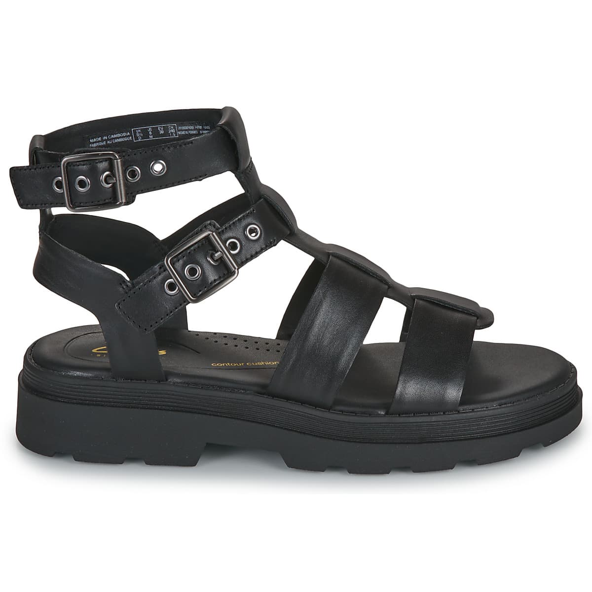 Women's Sandals Clarks Black