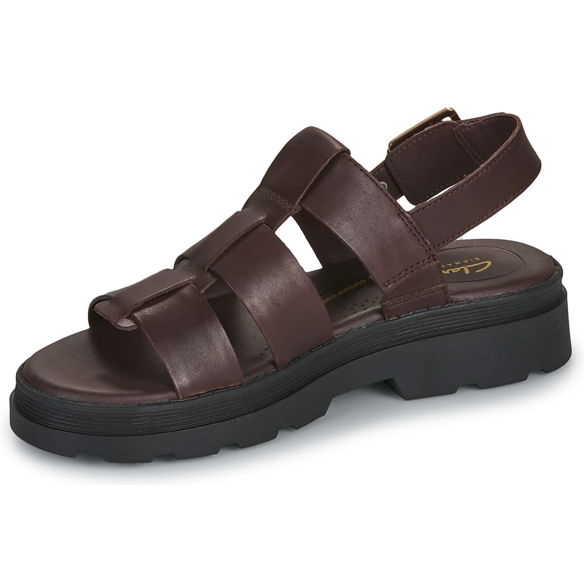 Women's Platforms Clarks Brown