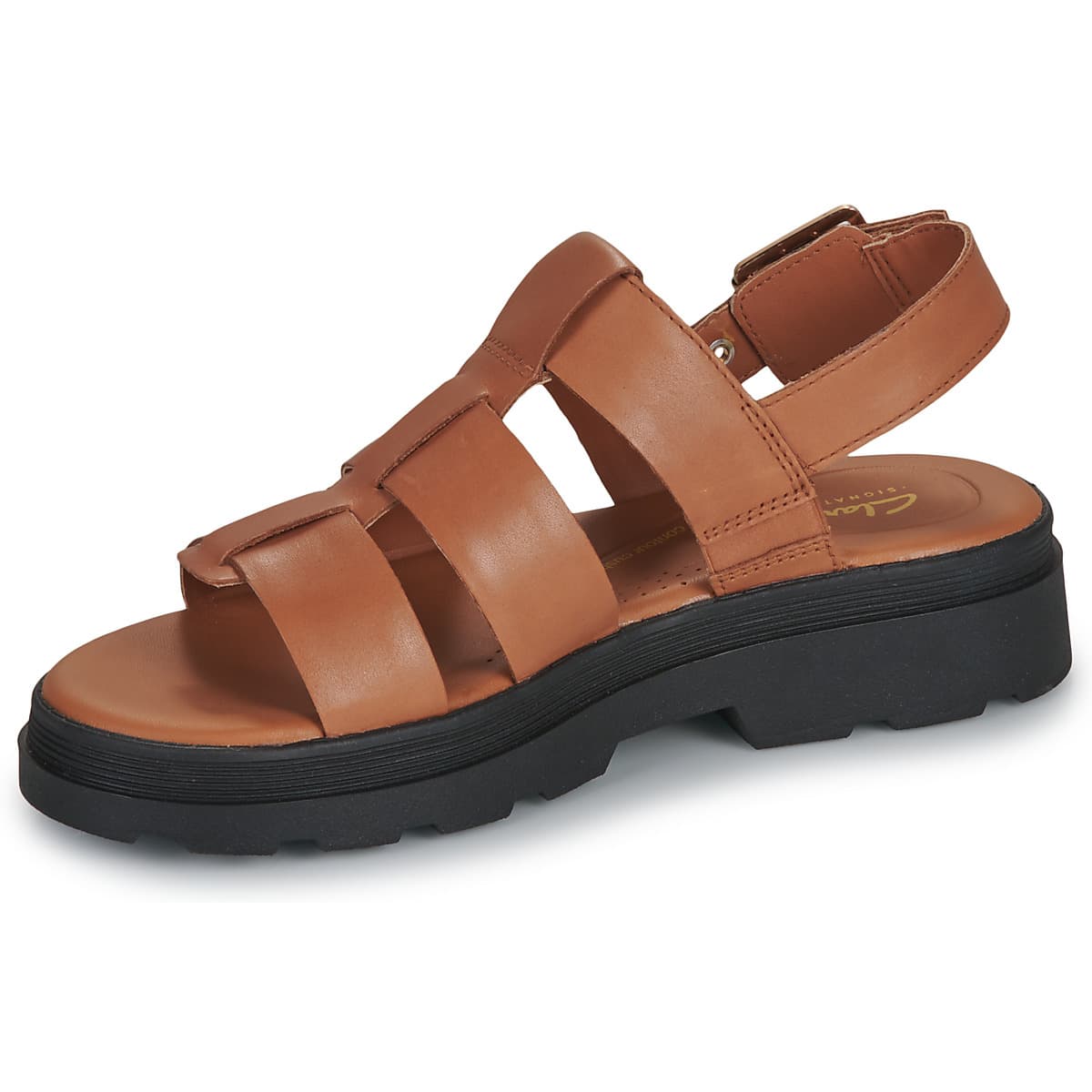 Women's Platforms Clarks Brown