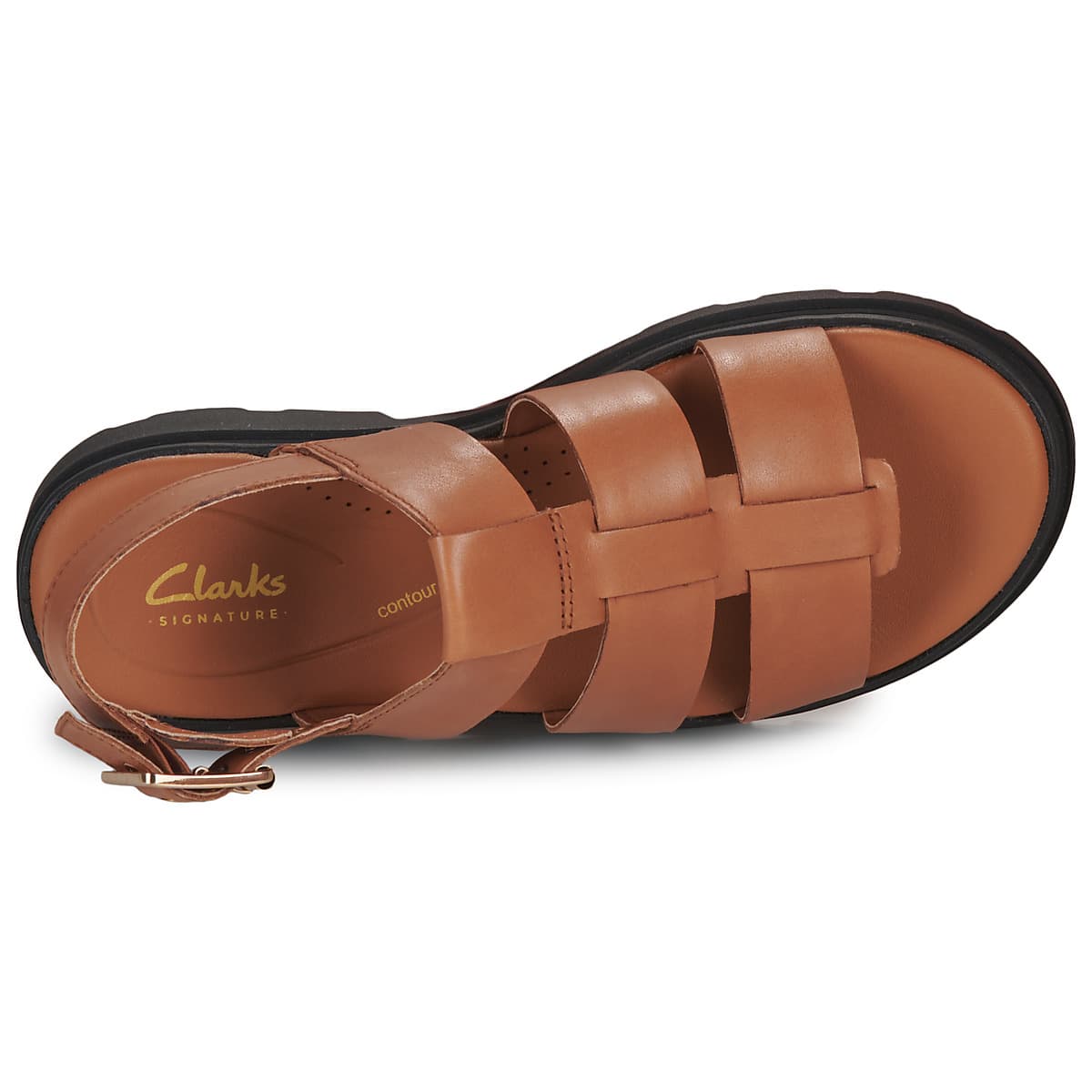 Women's Platforms Clarks Brown